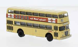 1/87 ビューシング ダブルデッカーバス 二階建てバス Brekina Bussing D2U double decker BVG Herva 1960 1:87 梱包サイズ60