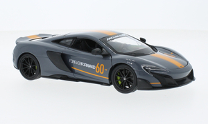 1/24 マクラーレン グレー オレンジ Welly McLaren 675LT grey orange 1:24 60サイズ