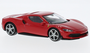 1/43 フェラーリー 赤 レッド Bburago Ferrari 296 GTB red 1:43 新品 梱包サイズ60