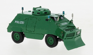 1/87 テュッセン ティッセン 警察車両 BoS-Models Thyssen UR-416 with Clearing shovel green police D 1975 1:87 梱包サイズ60