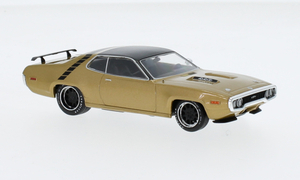 1/43 プリムス ランナー ゴールド IXO Plymouth GTX runner metallic-gold 1971 1:43 梱包60サイズ