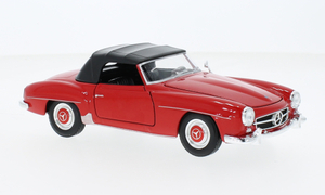 1/24 メルセデス ベンツ 赤 レッド Welly Mercedes 190 SL W121 red black 1955 1:24 60サイズ