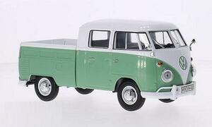 1/24 VW T1 フォルクスワーゲン ワゴン バン DoKa 白 緑 Motormax 梱包サイズ80