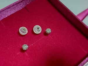 Pt900 ダイヤモンド0.3ct(0.15×2) ピアス