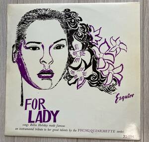 UK盤 RVG AB刻印 MONO / 盤きれい/ FOR LADY / WEBSTER YOUNG / ESQUIRE RECORDS