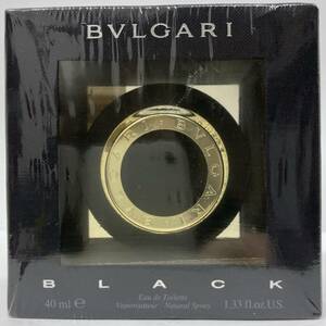 *1 иен старт [ новый товар нераспечатанный ]BVLGARI BVLGARY BLACK BVLGARY черный духи o-doto трещина 40ml с ящиком EDT спрей Италия #1981