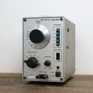 通電OK TRIO/トリオ CR オシレーター AG-203 装置/システム/電子回路/発振回路 低周波発信器 動作未確認/現状品 『ZU928+』