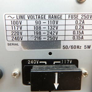 通電OK KENWOOD/ケンウッド OSCILLATOR/オシレーター AG-203A 発振器/信号発生器/低周波発振器 ケーブル付 現状品 『ZG086』の画像6