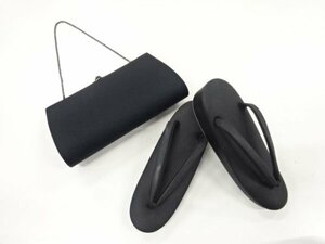 ys6953243; 未使用品　喪服用和装バッグ・草履セット（草履21センチ）【リサイクル】【着】