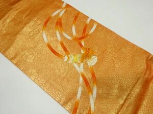 ys6967325; 組紐模様刺繍名古屋帯【リサイクル】【着】