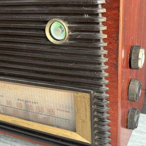 【M14】GENERAL SUPER RADIO 真空管ラジオ 木枠 動作品 レトロの画像2