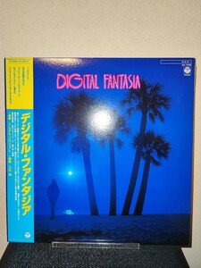 極美盤 久石譲 MANUAL PROJECT Digital Fantasia AX-7408 松任谷由実 シンセポップ Joe Hisaishi LP レコード