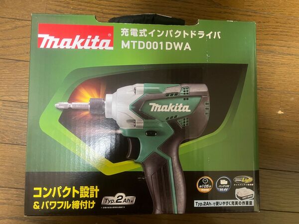 makita インパクトドライバー　MTD001DWA 14.4V 