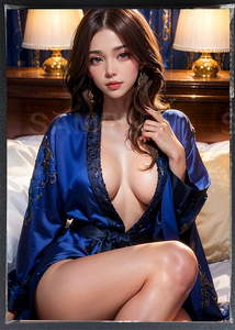 A4ポスター　美女アートポスター 　イラスト印刷物 かわいいセクシー写真　巨乳モデル 456-9