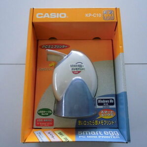 未使用 未開封！ CASIO カシオ smart egg KP-C10 ラベルプリンター PC ミニプリンター レトロ レア 商品 の画像1