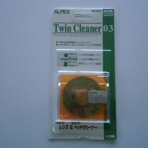 ほぼ未使用品 ALPEX ツイン MD ヘッド レンズ クリーナー Twin Cleaner CMD-10  の画像1