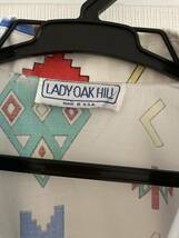 Lady Oak Hill USA ヴィンテージ　トライバル柄　シャツ　エスニック　海外古着　ビンテージ　_画像4