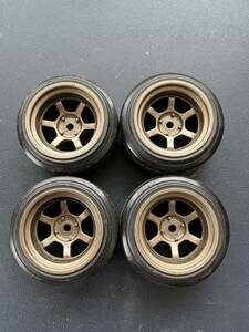 スケールダイナミクス ホイールタイヤセットオフセット10mm 旧車 LP86 YD-2 GRK