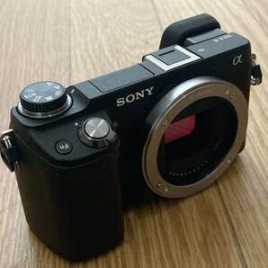 SONY ソニー α NEX-6 ミラーレス一眼カメラ ブラック 動作未チェックの画像2