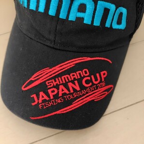 SHIMANO シマノ ジャパンカップ 2016 キャップ 帽子 56～59㎝★ベイトリール★ルアー★フィッシングロッドの画像3