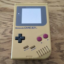 ゲームボーイ　初代　DMG-01　本体　ジャンク　基板無し　レトロゲーム　未使用レンズ付き_画像1