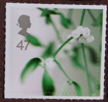 イギリス　2002 クリスマス　植物　シール切手　5完 未使用_画像5