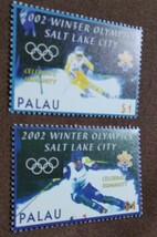 パラオ　2002 ソルトレイク オリンピック　2完　スキー　冬季 五輪　スポーツ　未使用糊あり_画像5