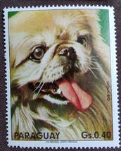 パラグアイ　1975 犬　8種　未使用糊あり　コリー　チャウチャウ　シェパード　_画像9