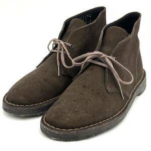 H☆良品/人気モデル!! '履き心地抜群' Clarks ORIGINALs クラークス デザートブーツ 革靴 チャッカブーツ size:7.5 25.5cm シューズ 紳士靴