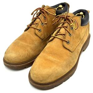 D☆ 人気モデル!! '都会のアウトドアシューズ' Timberland ティンバーランド 4HOLE ワークブーツ 革靴 レースアップ 26.5cm イエローブーツ