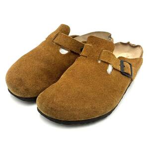 E ☆ 人気モデル!! 'ドイツ製' BIRKENSTOCK ビルケンシュトック BOSTON ボストン スエードレザー サンダル size:26.0cm メンズ シューズ