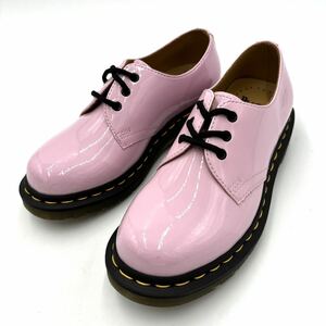 J ＊ ④ 未使用 '人気モデル' Dr.Martens ドクターマーチン 26422 本革 3EYE 3ホール レザー シューズ 革靴 UK3 22cm レディース PINK