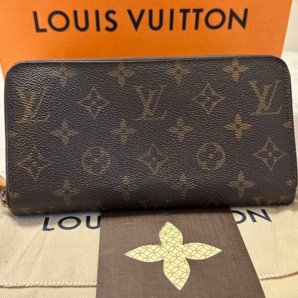 新品同様！ ルイヴィトン LOUIS VUITTON モノグラム　財布 長財布 ジッピーウォレット