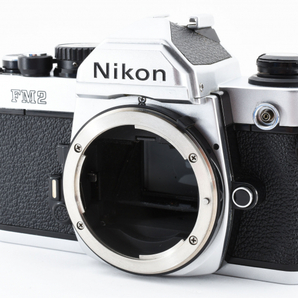 [現状品] Nikon New FM2 FM2N Silver 35mm SLR Film Camera Body フィルムカメラ /ボディキャップ付き #2110712の画像3