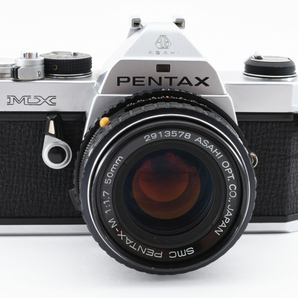 Pentax MX 35mm Film Camera w/SMC Pentax-M 50mm F1.7 Lens /前キャップ付き [美品] #2111613の画像3