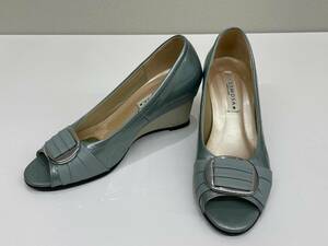 *134 HERMOSA hell mosa pumps mint green 24. made in Japan lady's shoes shoes for women 