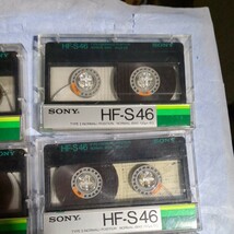 ジャンク　SONY　使用済み　カセットテープ　HF-S 90 60 46　計8本　ソニー　当時物　昭和レトロ　ノーマルポジション_画像4