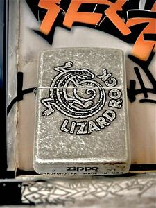 ZIPPO LIZARD ROCK リザードロック 1995年10月製造 箱・保証書付き J XI