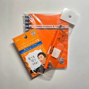 清水エスパルス 文具3点セット（ノート ボールペン 付箋）六反勇治 サッカー