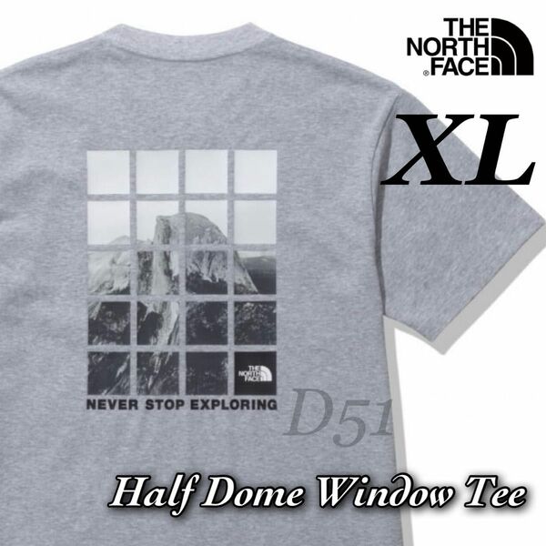 【XL】新品★The North Face★ノースフェイス★ハーフドームウィンドウティー★グレー★半袖 Tシャツ NT32337