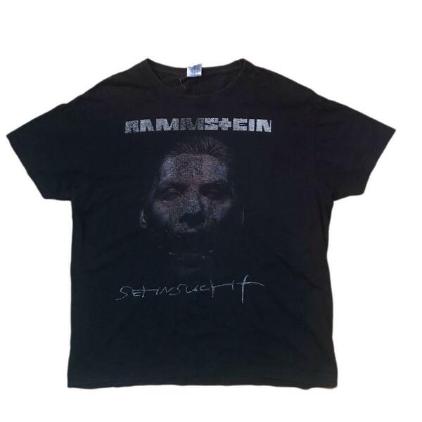 00s90s Rammstein ラムシュタイン メタルロックバンドTシャツ L