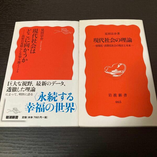 現代社会はどこに向かうか 高原の見晴らしを切り開くこと／現代社会の理論2冊セット