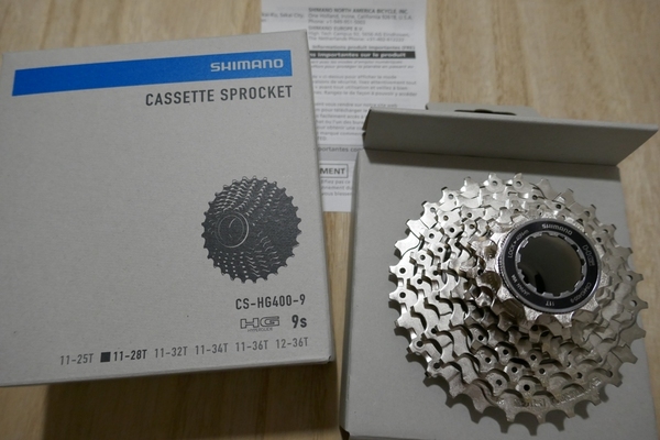 SHIMANO CS-HG400-9 11-28T シマノ 9速 カセット スプロケット