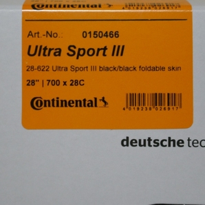 CONTINENTAL ULTRA SPORT 3 コンチネンタル ウルトラスポーツ 3 タイヤ 700×28C 2本セットの画像3