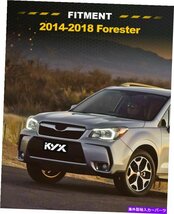 2014-2018のスバルフォレスターブラックペアアルミニウムトップルーフラックレールクロスバーFor 2014-2018 SUBARU FORESTER BLACK PAIR A_画像3