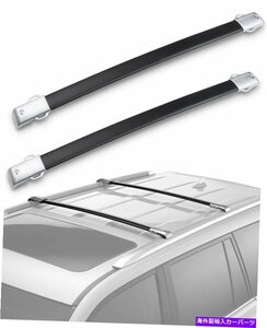 レクサスGX460の車10-17アルミ荷物ブラックキャリアルーフラッククロスバーCar For LEXUS GX460 10-17 Aluminum Luggage Black Carrier Ro