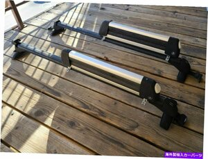 ルーフラッククロスバー荷物キャリアアルミニウムバイクスキースノーボードラックRoof Rack Cross Bar Luggage Carrier Aluminum Bike Ski