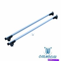 車のトップルーフラッククロスバー荷物鉄道貨物キャリアアンチ盗難53 135cmCar Top Roof Rack Cross Bars Luggage Rail Cargo Carrier An_画像1