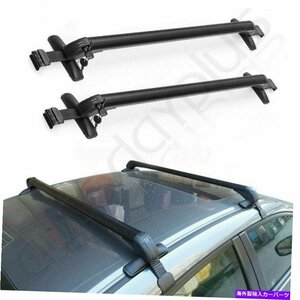 ユニバーサルカートップルーフラッククロスバー43.3 荷物キャリアアルミニウムw/ロックUniversal Car Top Roof Rack Cross Bar 43.3 Lug