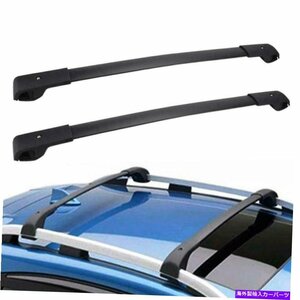 2018-2021のブラックルーフラッククロスバーセットスバルクロストレックエアロスタイルBlack Roof Rack Cross Bar Set For 2018-2021 Suba